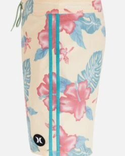 Phantom Naturals Tailgate Boardshort 18" -Swimming Clothing MBS0011600 EGGSHELL 03