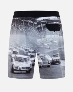 Phantom Eco Nascar Finishline 18" Boardshort -Swimming Clothing MBS0011790 BLACK 2