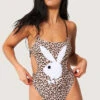 Playboy Leopard Vibes One Piece Swimsuit -Swimming Clothing PB EY4339 MULTI F 2 2022JUNE48744