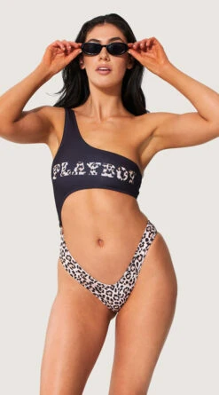 Playboy Retro Leopard One Piece Swimsuit -Swimming Clothing PB EY4340 MULTI F 2022JUNE48744