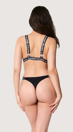 Playboy Graphic And Classic Bikini -Swimming Clothing PB EY4349 BLACK B 2022JUNE48744