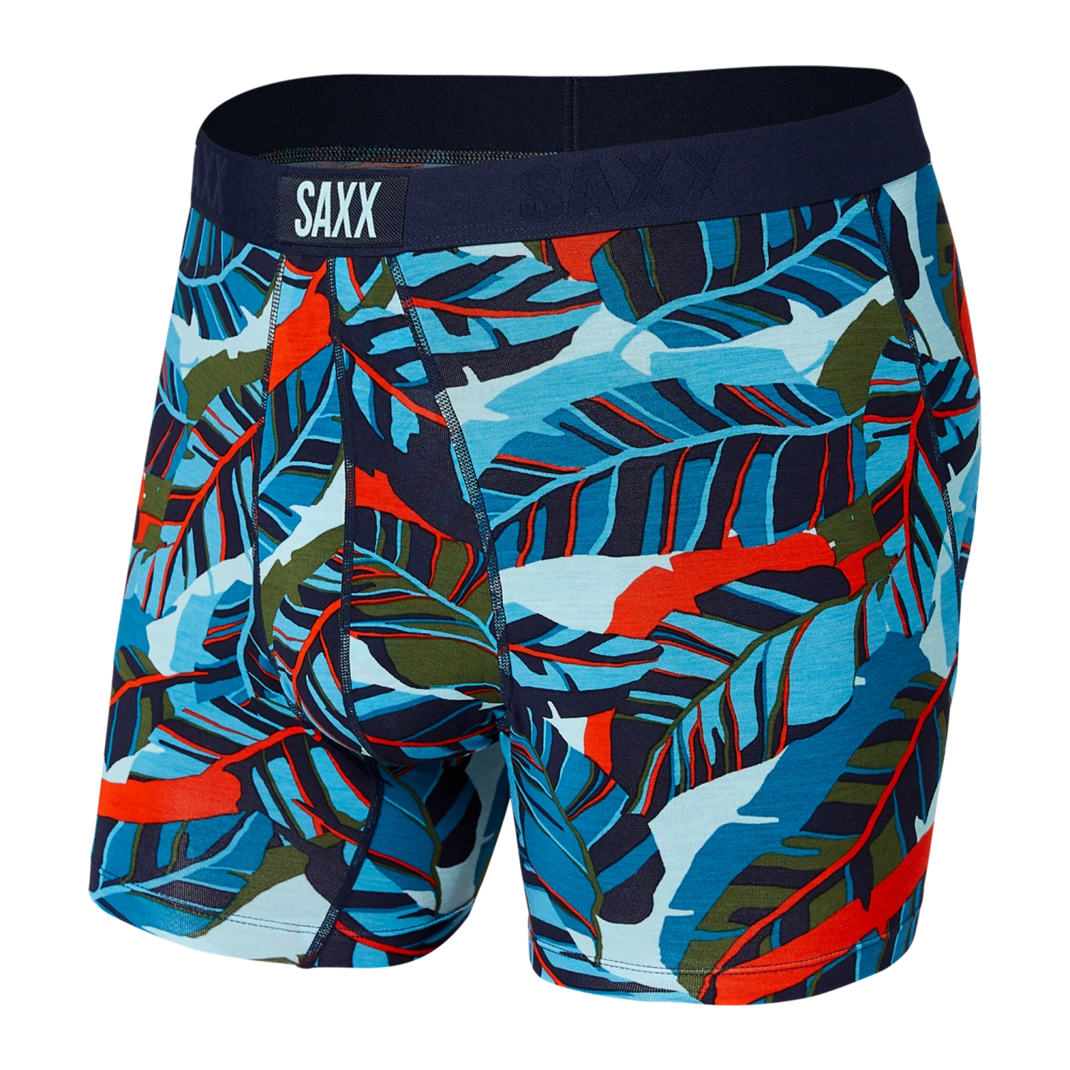 SAXX Vibe Boxer Brief - Blue Pop Jungle 3 SAXX Vibe Boxer Brief - Blue Pop Jungle
