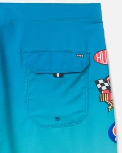 PHANTOM-ECO NASCAR FLAMES 18" BOARDSHORT -Swimming Clothing mbs0011620 arctic neon 3